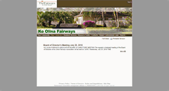 Desktop Screenshot of koolinafairways.com